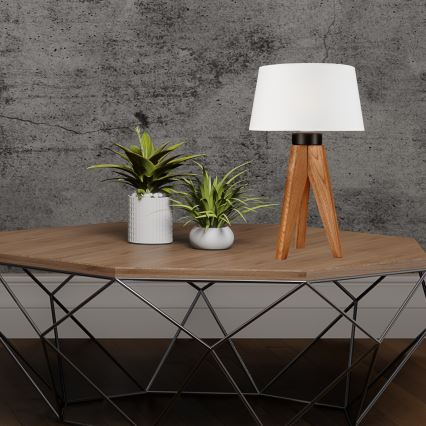 Lámpara de mesa AIDA 1xE27/60W/230V roble