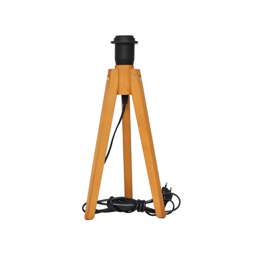 Lámpara de mesa ALBA 1xE27/15W/230V negro/dorado/roble