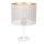Lámpara de mesa ALDO 1xE27/60W/230V blanco