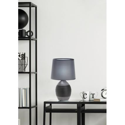 Lámpara de mesa AMBON 1xE14/40W/230V negro
