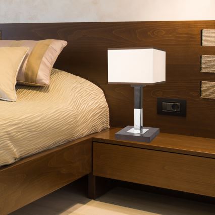 Lámpara de mesa AMELIA 1xE27/60W/230V