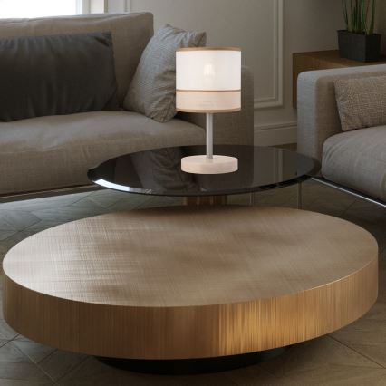 Lámpara de mesa ANDREA 1xE27/60W/230V haya