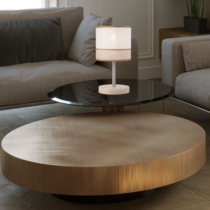 Lámpara de mesa ANDREA 1xE27/60W/230V haya
