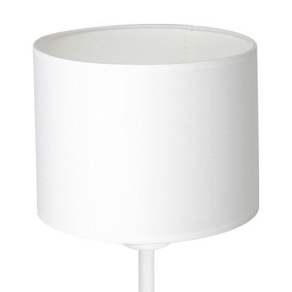 Lámpara de mesa ARDEN 1xE27/60W/230V diá. 18 cm blanco