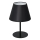 Lámpara de mesa ARDEN 1xE27/60W/230V diá. 20 cm negro/blanco