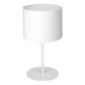 Lámpara de mesa ARDEN 1xE27/60W/230V diámetro 18 cm blanca