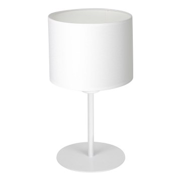 Lámpara de mesa ARDEN 1xE27/60W/230V diámetro 18 cm blanca