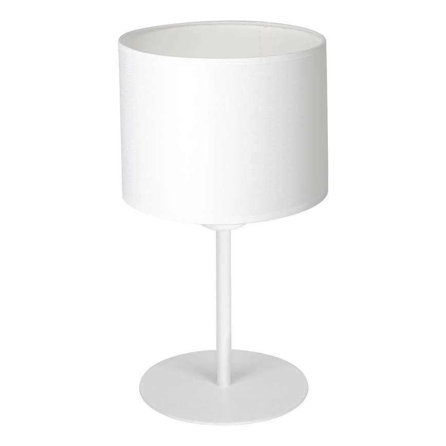 Lámpara de mesa ARDEN 1xE27/60W/230V diámetro 18 cm blanca