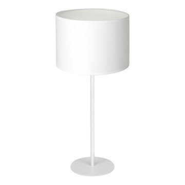 Lámpara de mesa ARDEN 1xE27/60W/230V diámetro 25 cm blanca