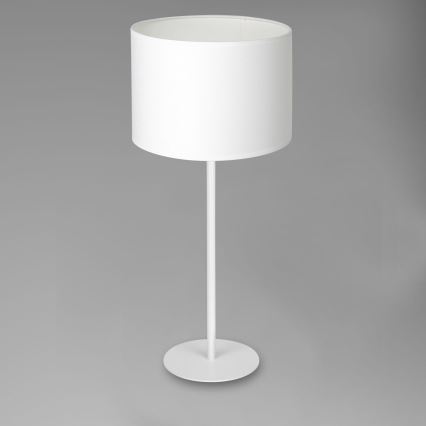 Lámpara de mesa ARDEN 1xE27/60W/230V diámetro 25 cm blanca