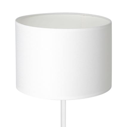 Lámpara de mesa ARDEN 1xE27/60W/230V diámetro 25 cm blanca
