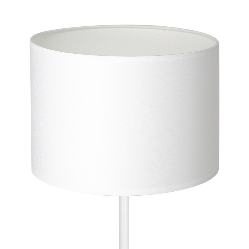 Lámpara de mesa ARDEN 1xE27/60W/230V diámetro 25 cm blanca