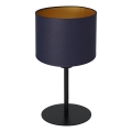 Lámpara de mesa ARDEN 1xE27/60W/230V Ø 18 cm morado/dorado