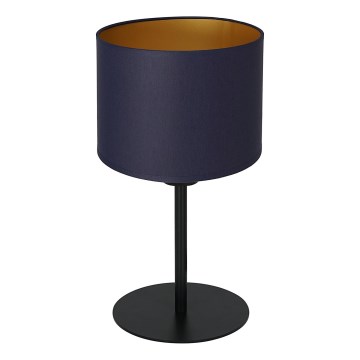 Lámpara de mesa ARDEN 1xE27/60W/230V Ø 18 cm morado/dorado