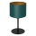 Lámpara de mesa ARDEN 1xE27/60W/230V Ø 18 cm verde/dorado
