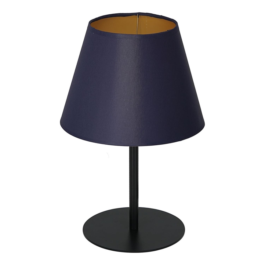 Lámpara de mesa ARDEN 1xE27/60W/230V Ø 20 cm violeta/dorado
