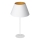 Lámpara de mesa ARDEN 1xE27/60W/230V Ø 30 cm blanca/dorada