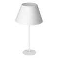 Lámpara de mesa ARDEN 1xE27/60W/230V Ø 30 cm blanca