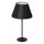 Lámpara de mesa ARDEN 1xE27/60W/230V Ø 30 cm negro/blanco
