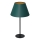 Lámpara de mesa ARDEN 1xE27/60W/230V Ø 30 cm verde/dorado