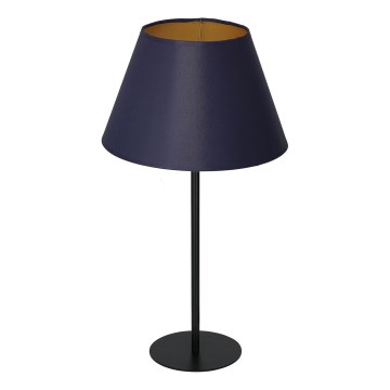 Lámpara de mesa ARDEN 1xE27/60W/230V Ø 30 cm violeta/dorado