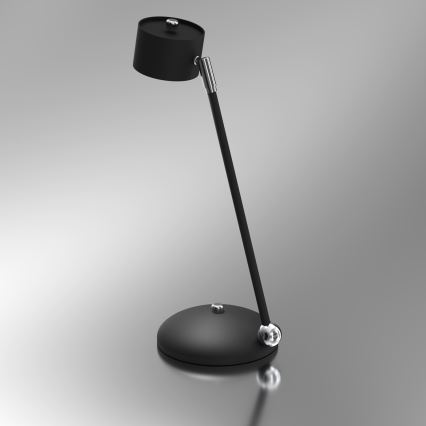 Lámpara de mesa ARENA 1xGX53/11W/230V negro/cromo brillante