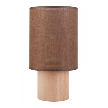 Lámpara de mesa ARI TABLE 1xE27/60W/230V marrón/madera de haya