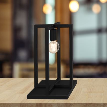 Lámpara de mesa ARNOLD 1xE27/60W/230V negro