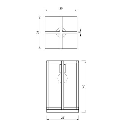 Lámpara de mesa ARNOLD 1xE27/60W/230V negro