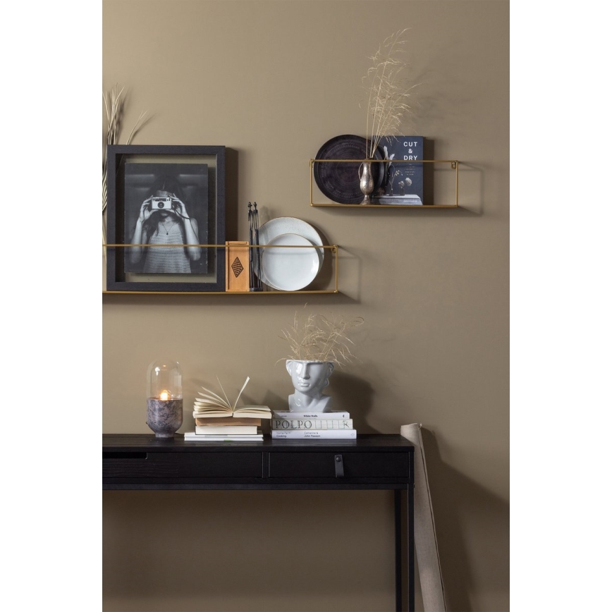 Lámpara de mesa ASEL 1xE27/25W/230V mármol gris/marrón