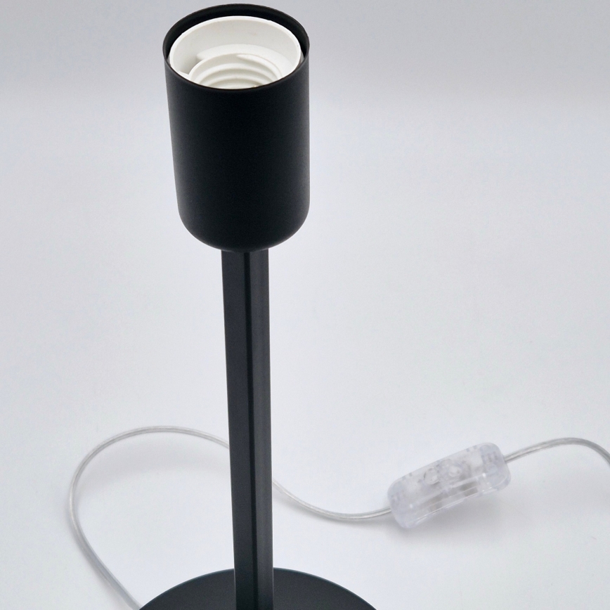 Lámpara de mesa ASTRID 1xE27/60W/230V mate negro