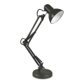 Lámpara de mesa AURIQ 1xE27/60W/230V negro