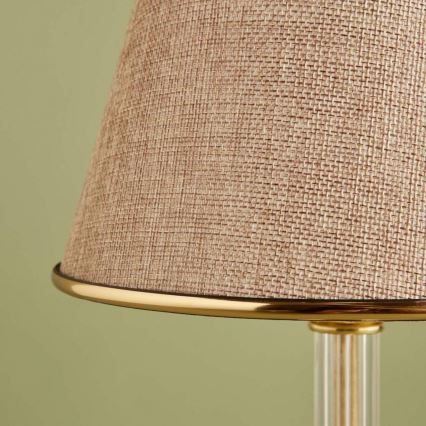 Lámpara de mesa AYD 1xE27/40W/230V beige/dorado