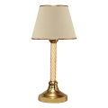 Lámpara de mesa AYD 1xE27/40W/230V beige/dorado