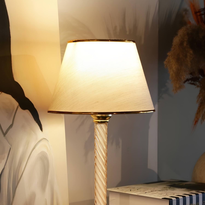 Lámpara de mesa AYD 1xE27/40W/230V beige/dorado