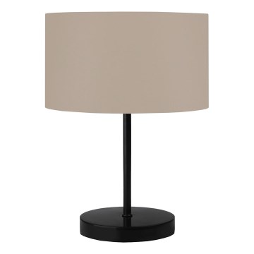 Lámpara de mesa AYD 1xE27/40W/230V beige/negra
