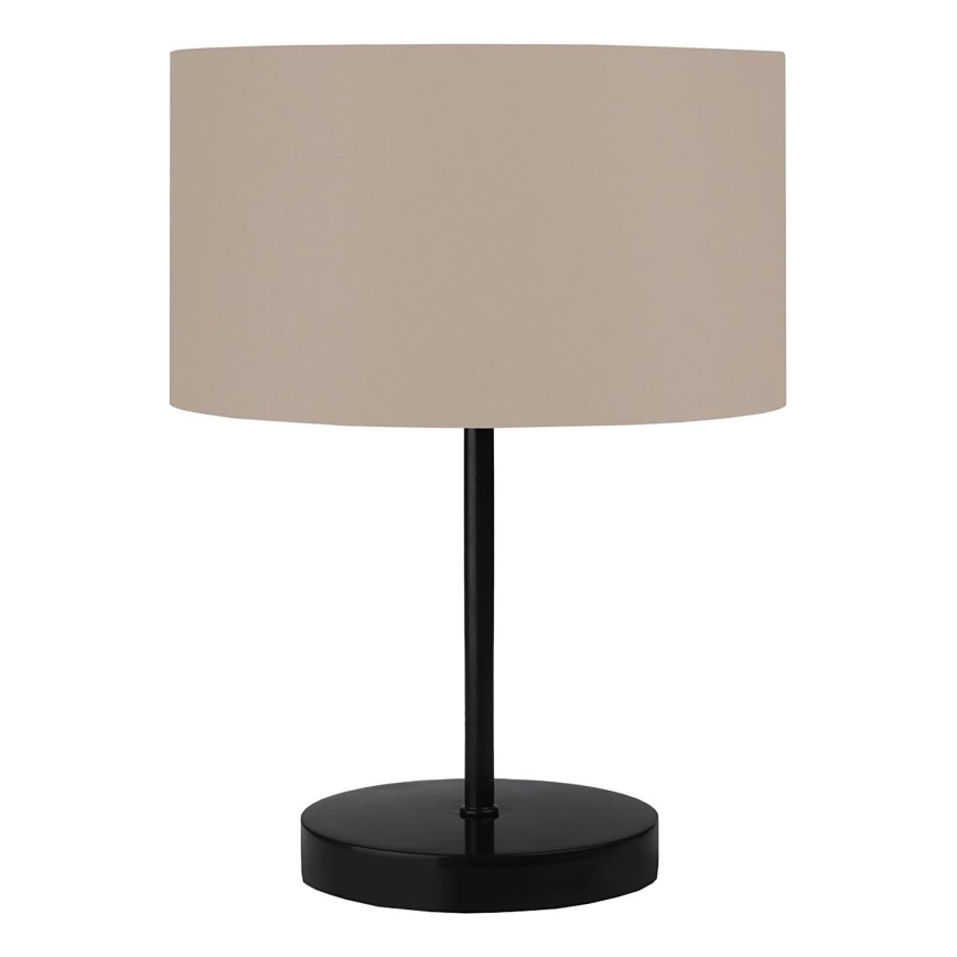 Lámpara de mesa AYD 1xE27/40W/230V beige/negra
