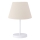 Lámpara de mesa AYD 1xE27/40W/230V blanca