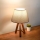 Lámpara de mesa AYD 1xE27/40W/230V marrón/beige