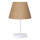 Lámpara de mesa AYD 1xE27/40W/230V marrón/blanco