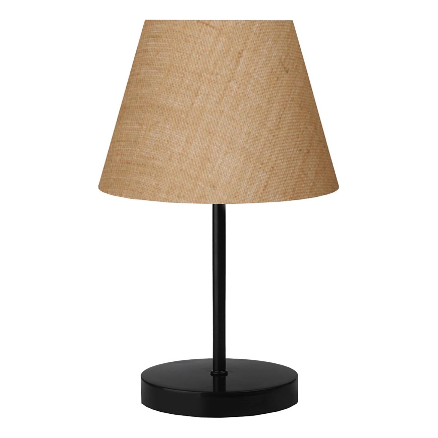 Lámpara de mesa AYD 1xE27/40W/230V marrón/negro