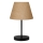 Lámpara de mesa AYD 1xE27/40W/230V marrón/negro