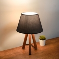 Lámpara de mesa AYD 1xE27/40W/230V marrón/negro