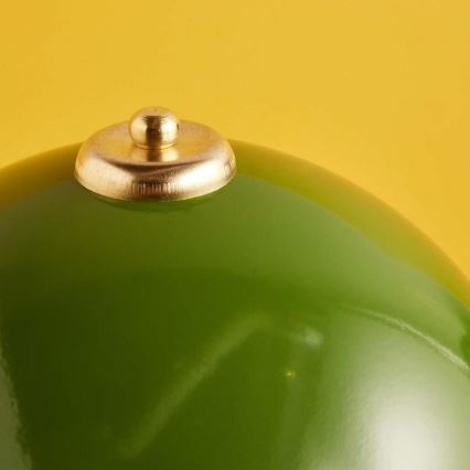 Lámpara de mesa AYD 1xE27/40W/230V verde/marrón