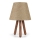 Lámpara de mesa AYD 1xE27/60W/230V beige/marrón