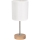 Lámpara de mesa BENITA 1xE27/60W/230V 30 cm blanco/roble