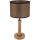 Lámpara de mesa BENITA 1xE27/60W/230V 48 cm marrón/roble