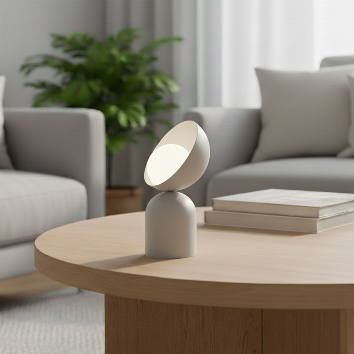 Lámpara de mesa BOTO 1xG9/8W/230V gris