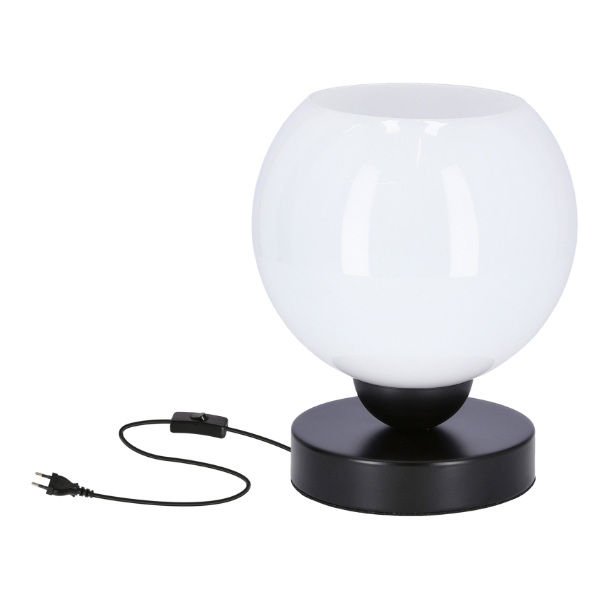 Lámpara de mesa CALDERA 1xE27/60W/230V negro