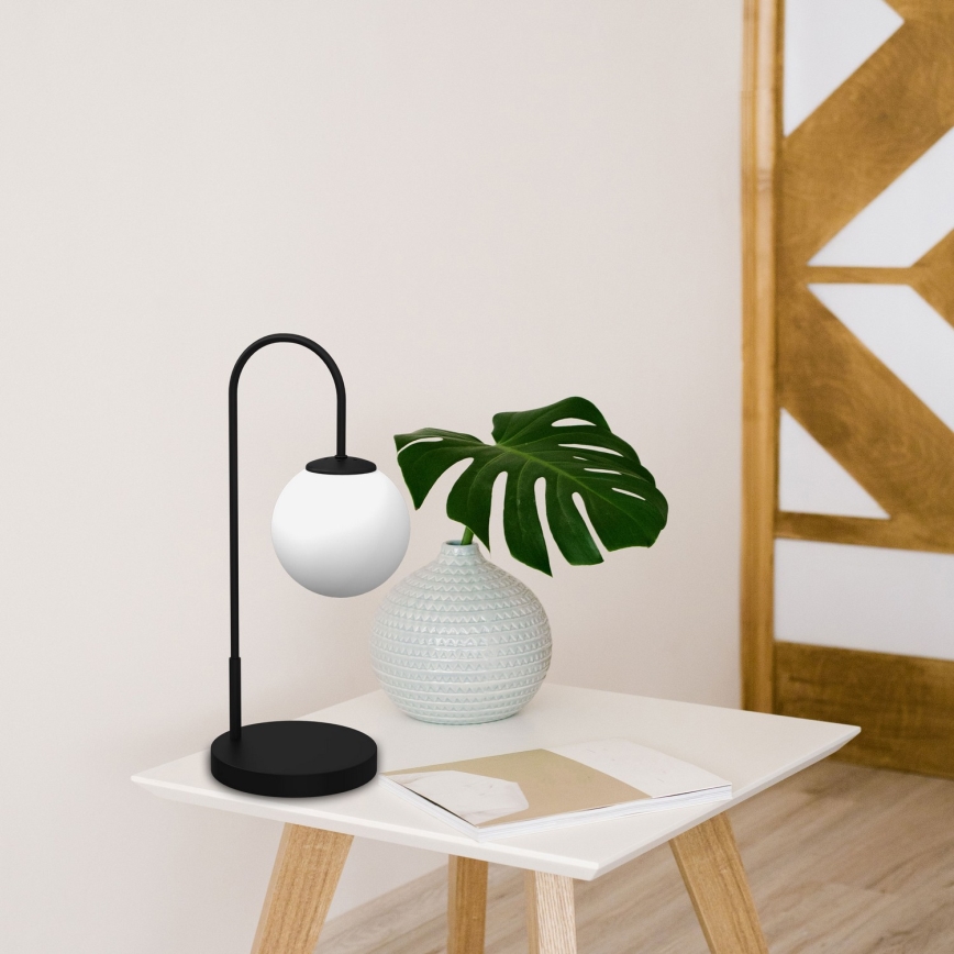 Lámpara de mesa CAMBRIDGE 1xE14/60W/230V negro
